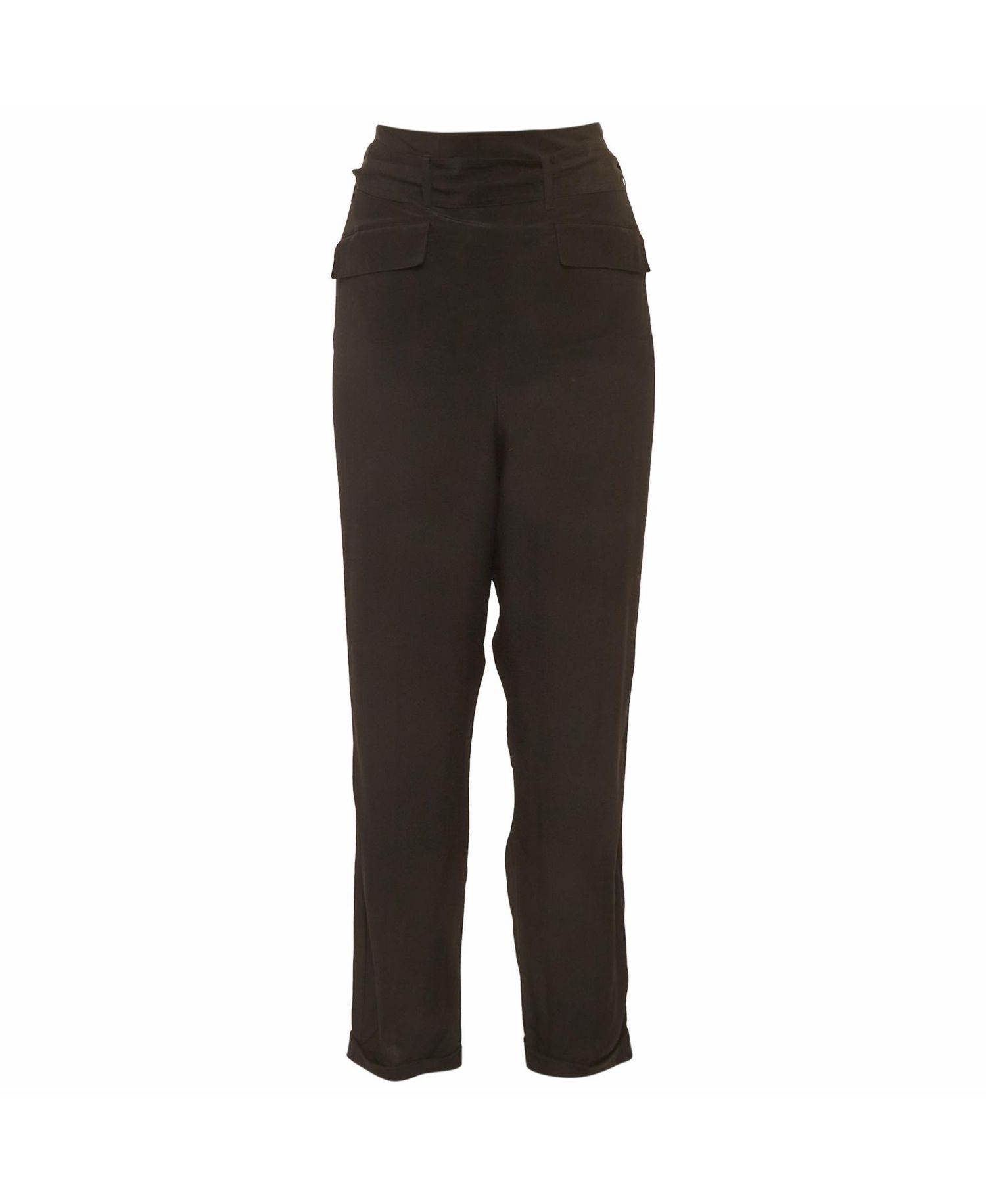 Women's Pre-Owned Roberto Cavalli Silk Belted Pants