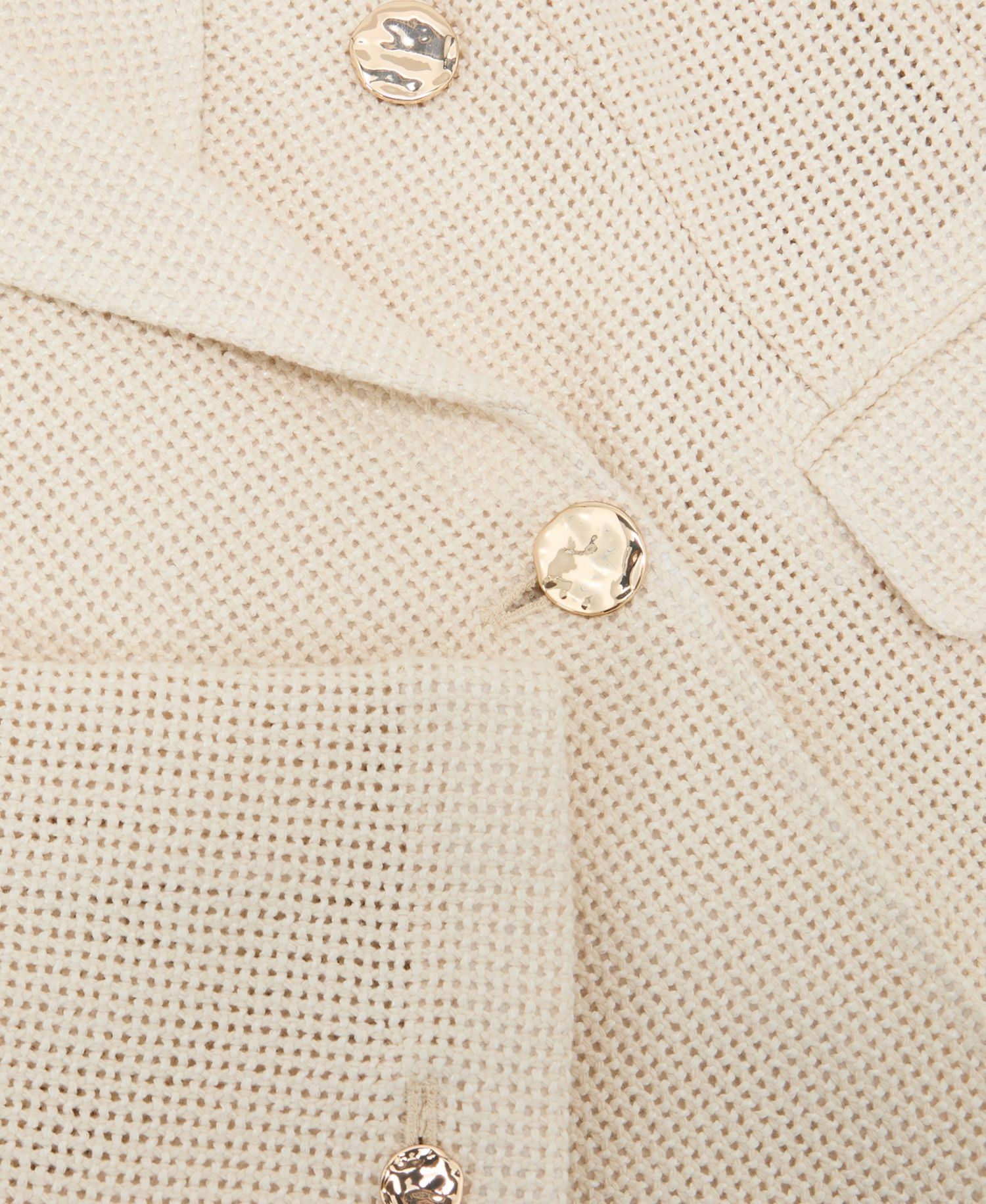 Women's Open-Weave Double-Breasted Blazer