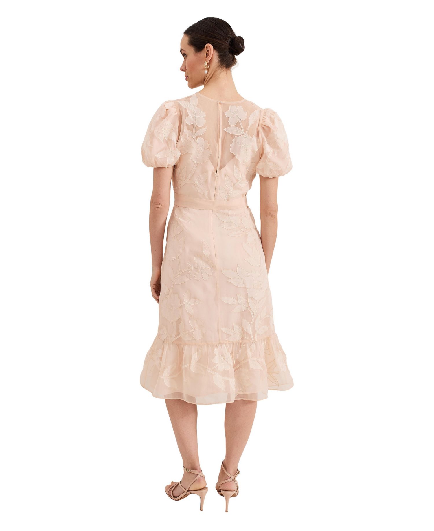 Women's Chrissie Tie Waist Wrap Midi Dress