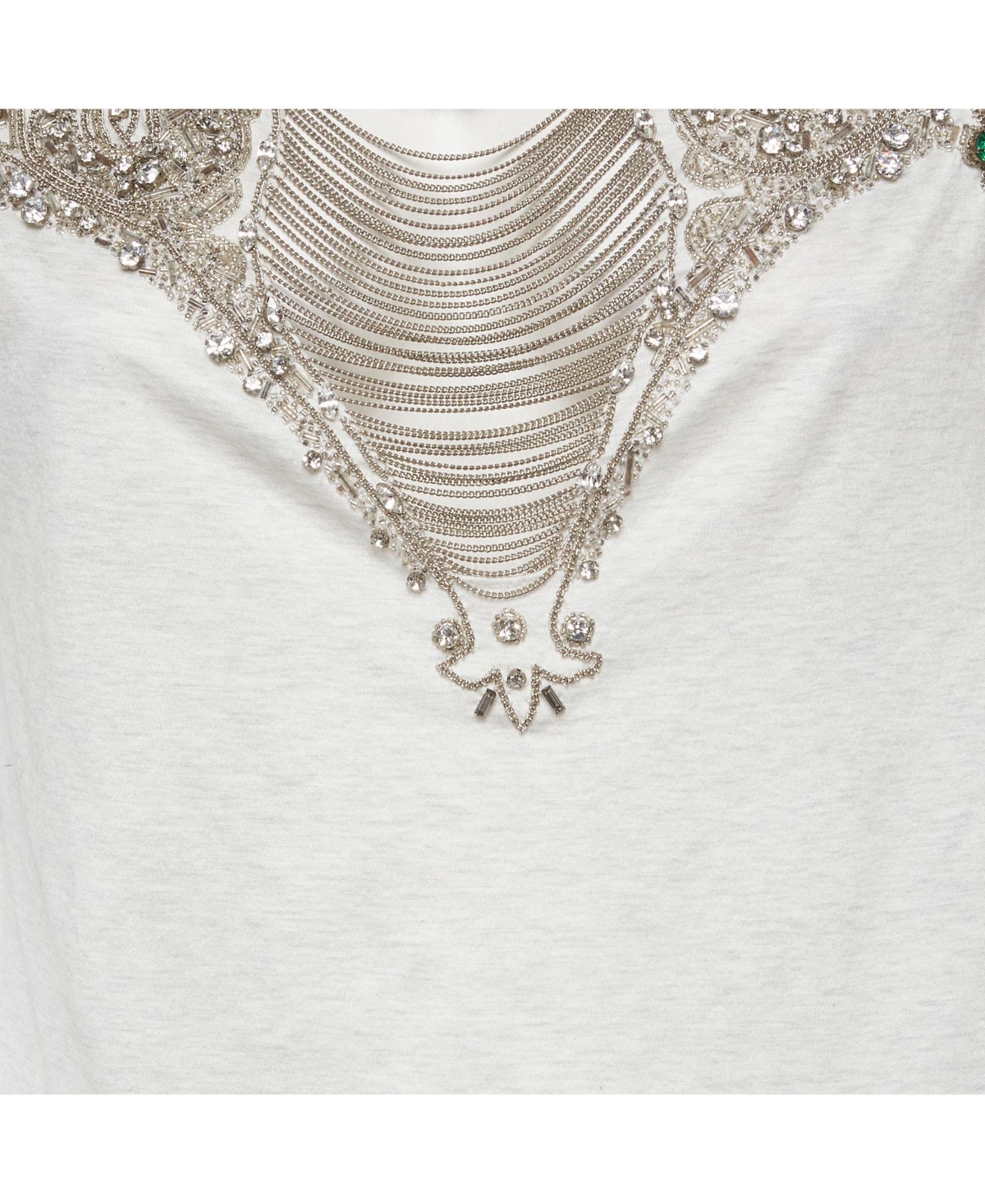 Pre-Owned Roberto Cavalli Women's Jersey Embellished T-Shirt