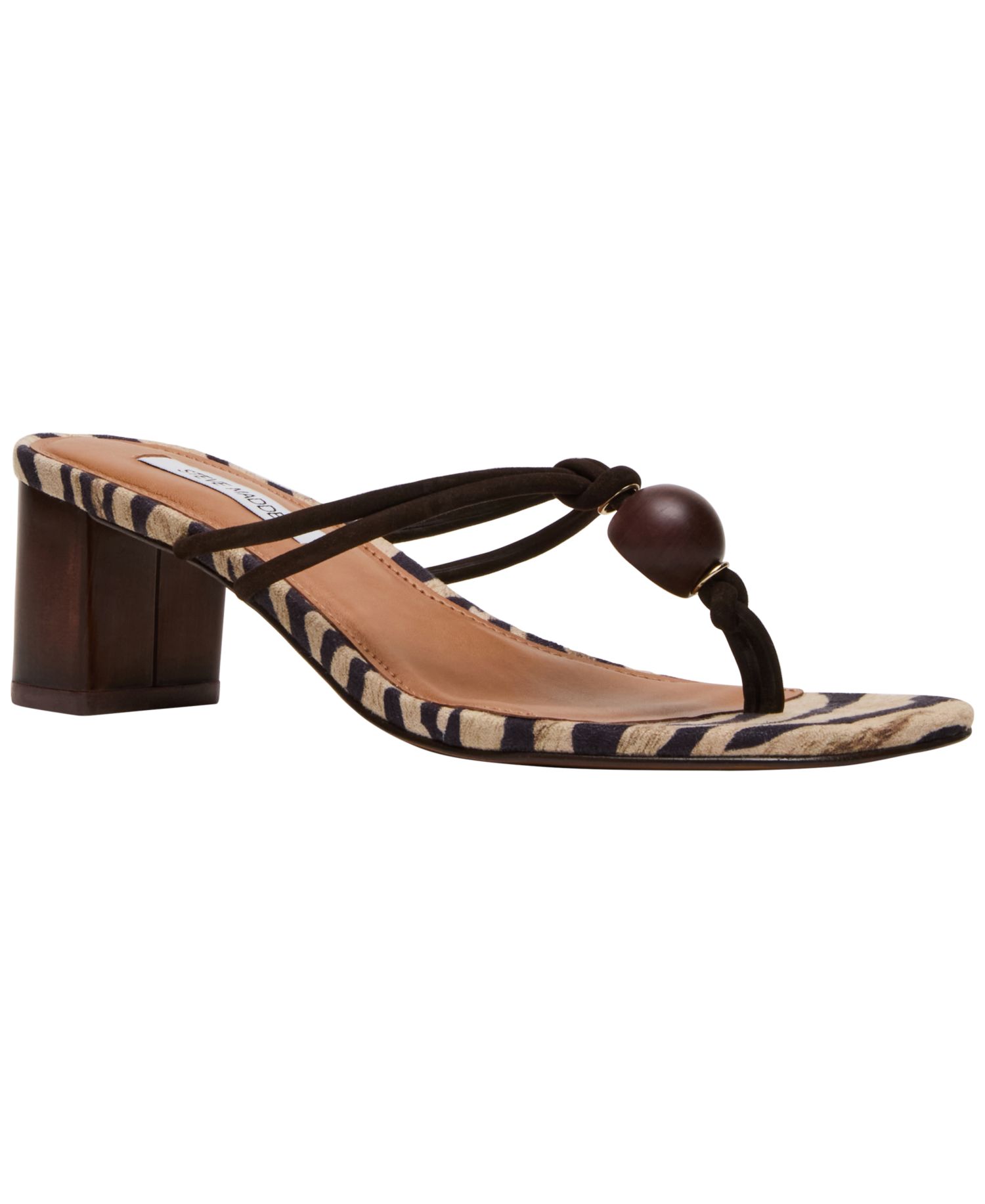 Women's Remedy Stone Block Heel Thong Dress Sandals