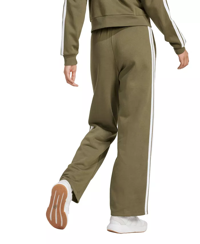 Women's Essentials 3-Stripes Fleece Slim Pants - thumbnail 5