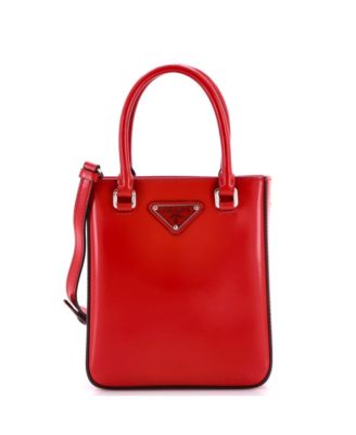 Small Convertible Tote Brushed Leather