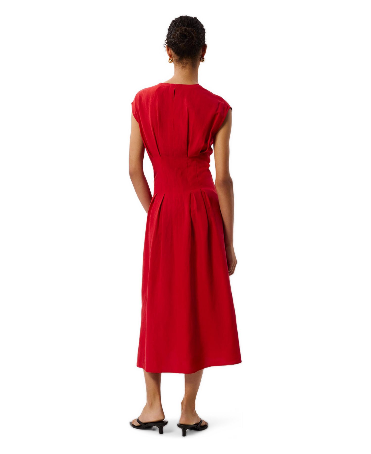 Women's Panel Linen Blend Dress