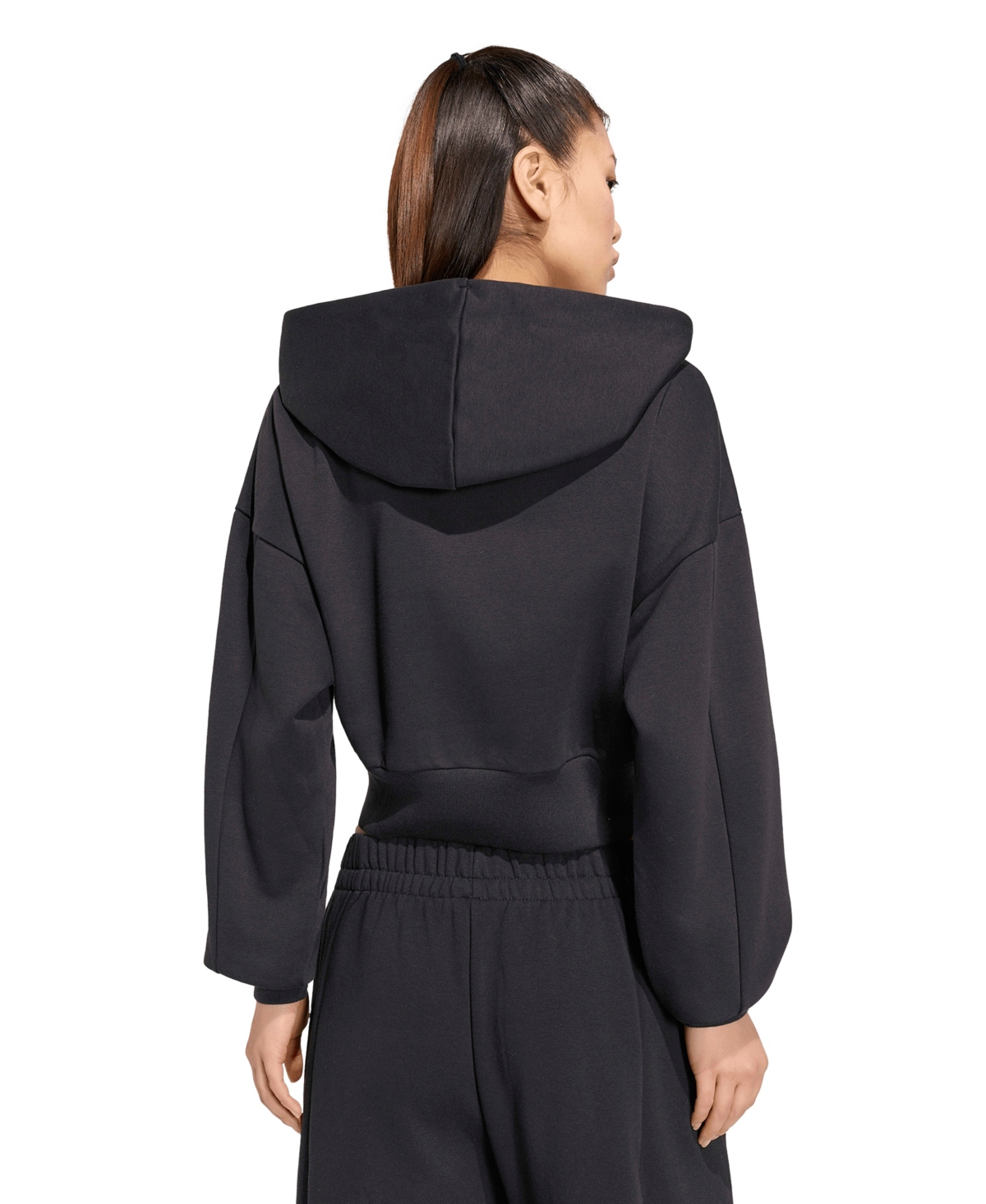 adidas Womens Essentials Contemporary Fleece Full-Zip Hooded Jacket