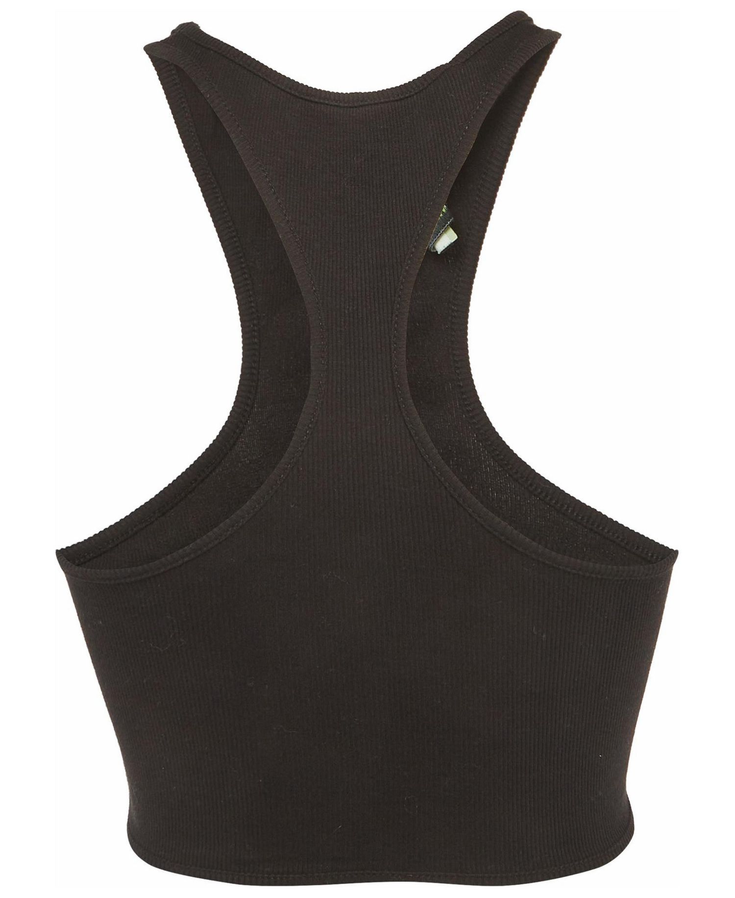 Women's Logo Print Rib Knit Racer Back Tank Top