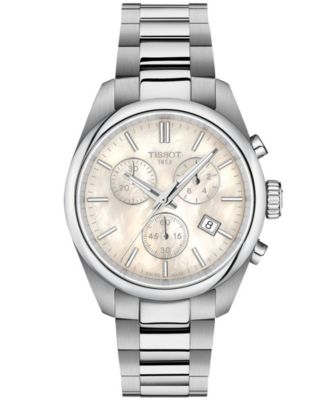 Women's Gray Stainless Steel Strap Watch 36mm