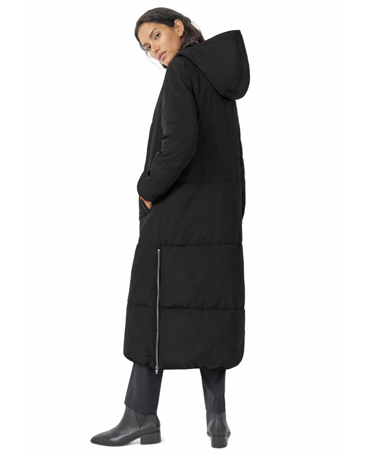 Women's Maxi Side-Zip Puffer