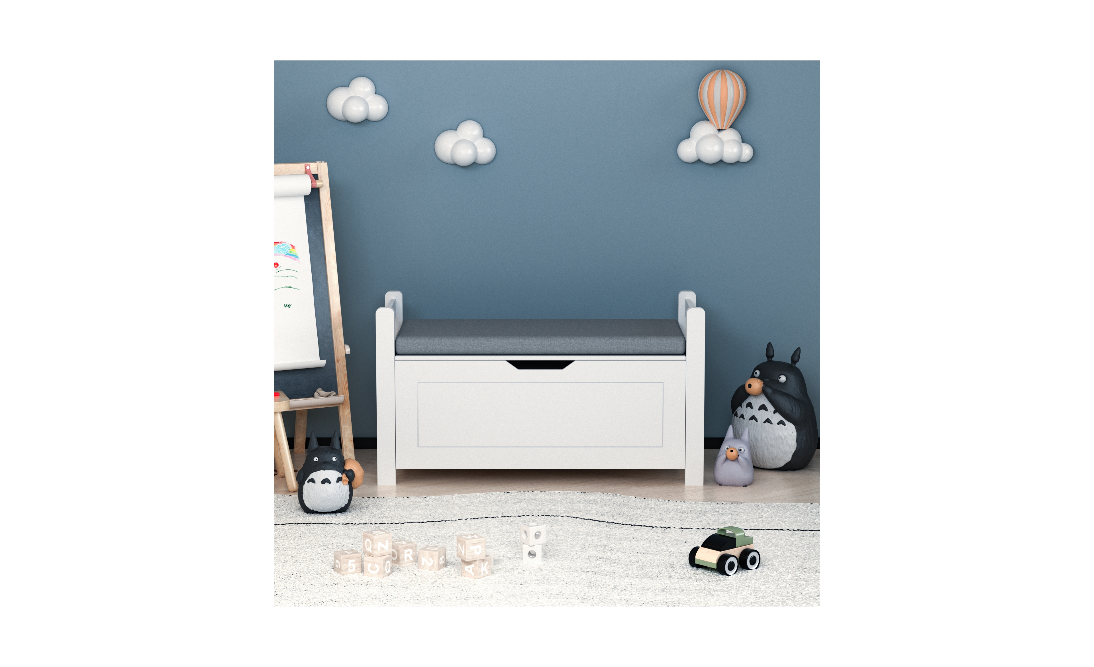 Lovmor Kids Toy Box Chest