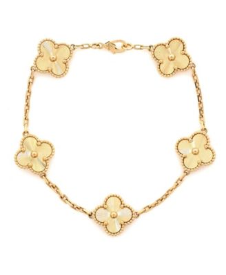 Vintage Alhambra 5 Motifs Bracelet