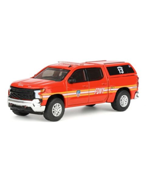 Детская игрушка Greenlight 1/64 2023 Chevrolet Silverado, Fdny, Fire and Rescue Series 5