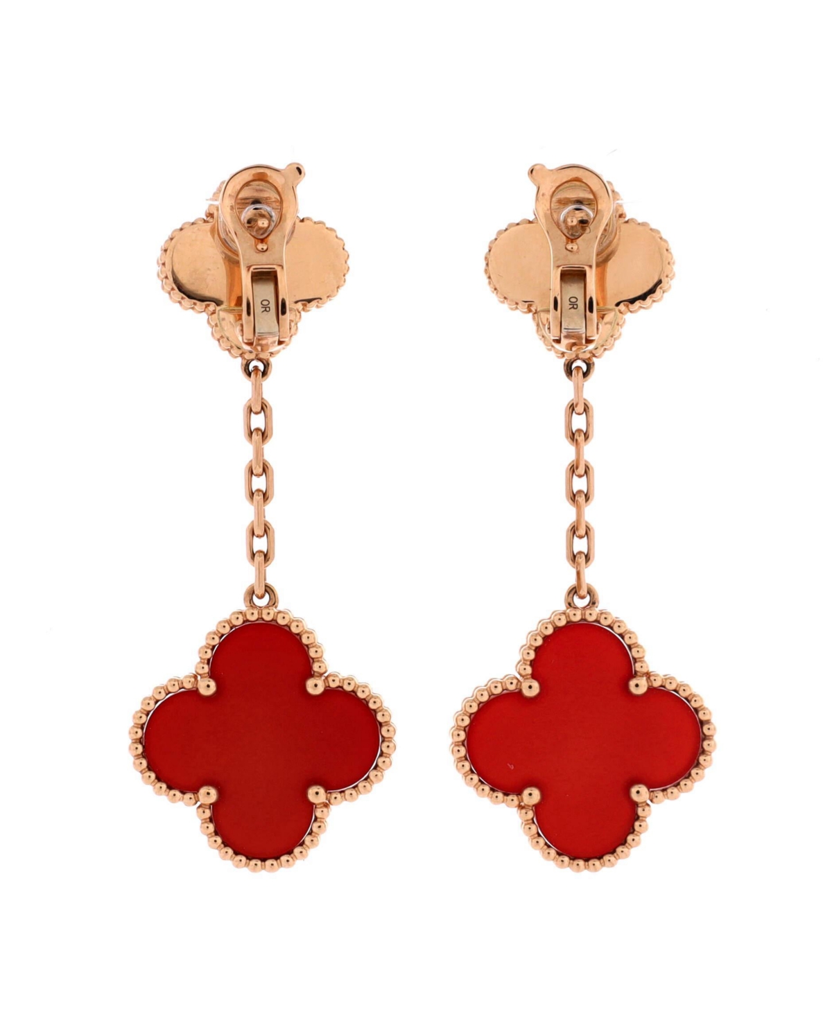 Pre-Owned Van Cleef & Arpels Magic Alhambra 2 Motifs Drop Earrings