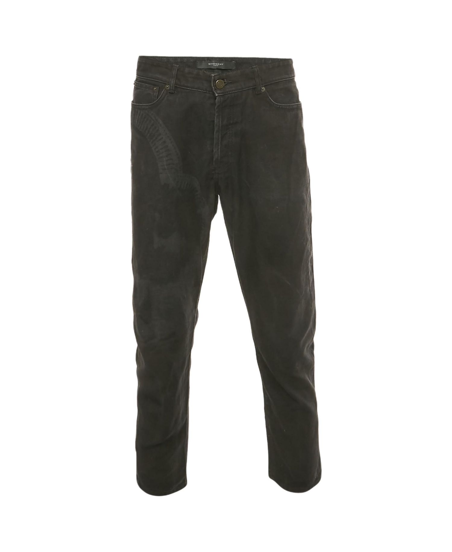 Men's Printed Denim Jeans