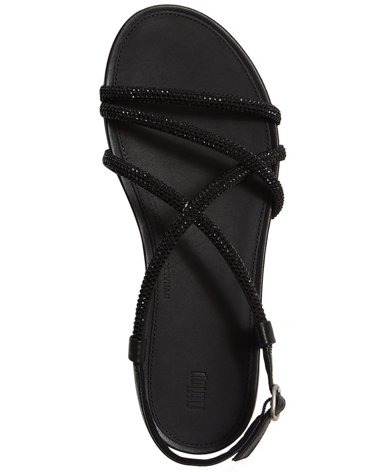 Women's Gracie Crystal Strap Open Toe Sandals