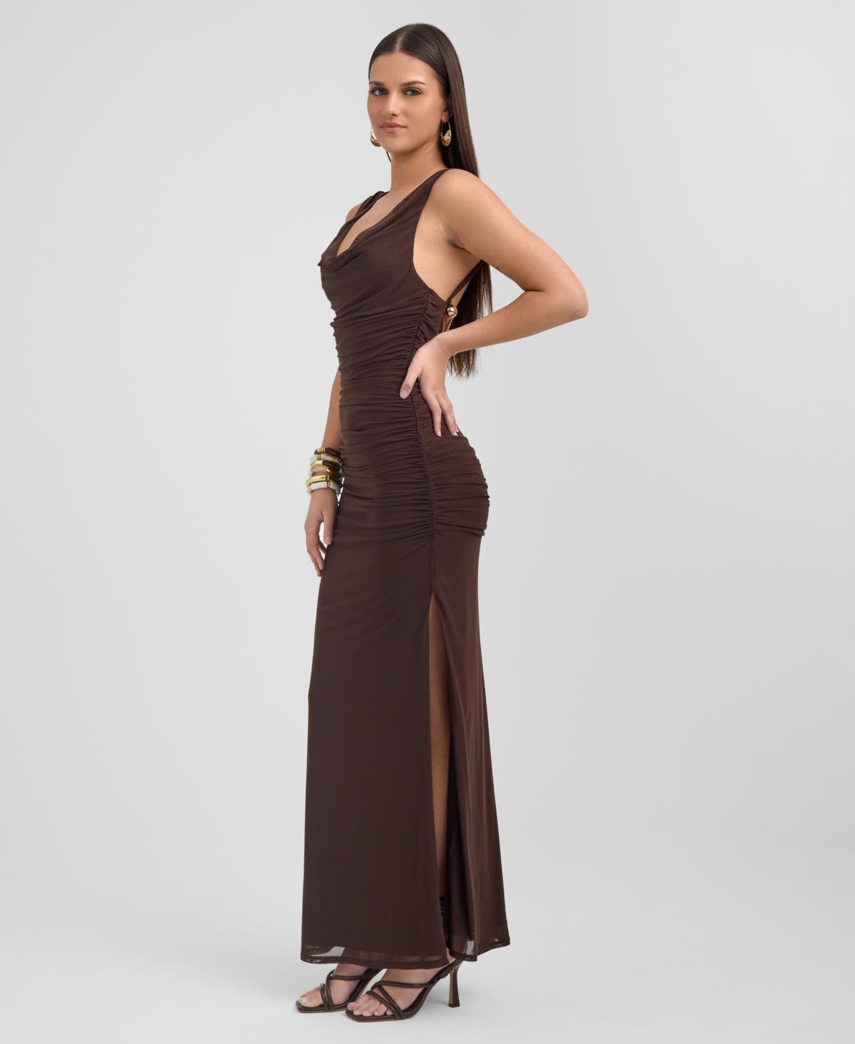 Rachel Roy Women's Cowl Neck Maxi Dress