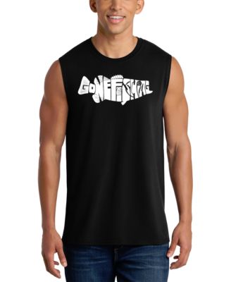 Men's Gone Fishing Graphic Tank Top