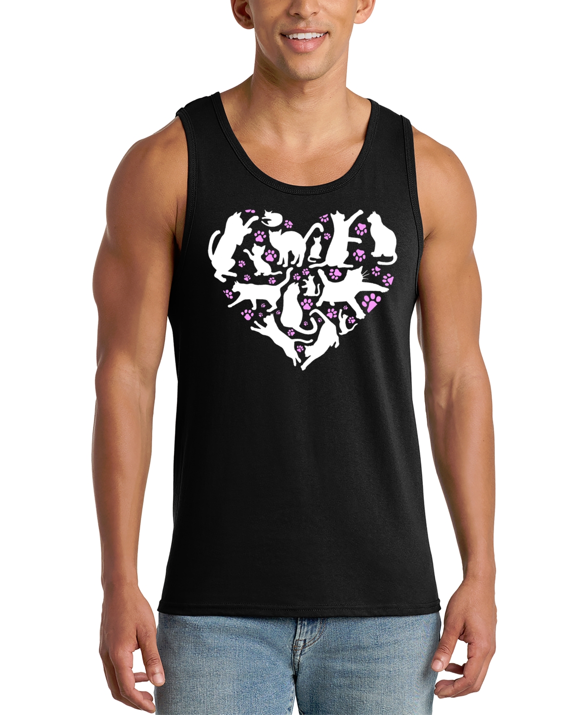 La Pop Art Men's Graphic Tank Top