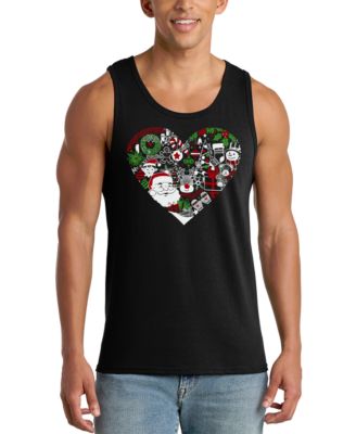 Men's Christmas Theme Print Tank Top