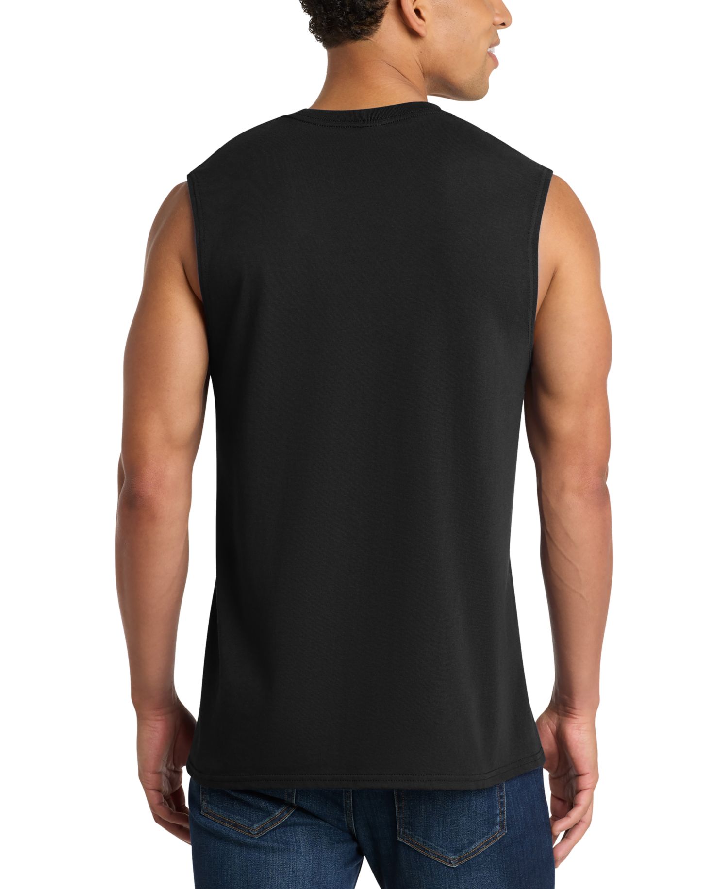 Men's Musical Notes Heart Graphic Tank Top