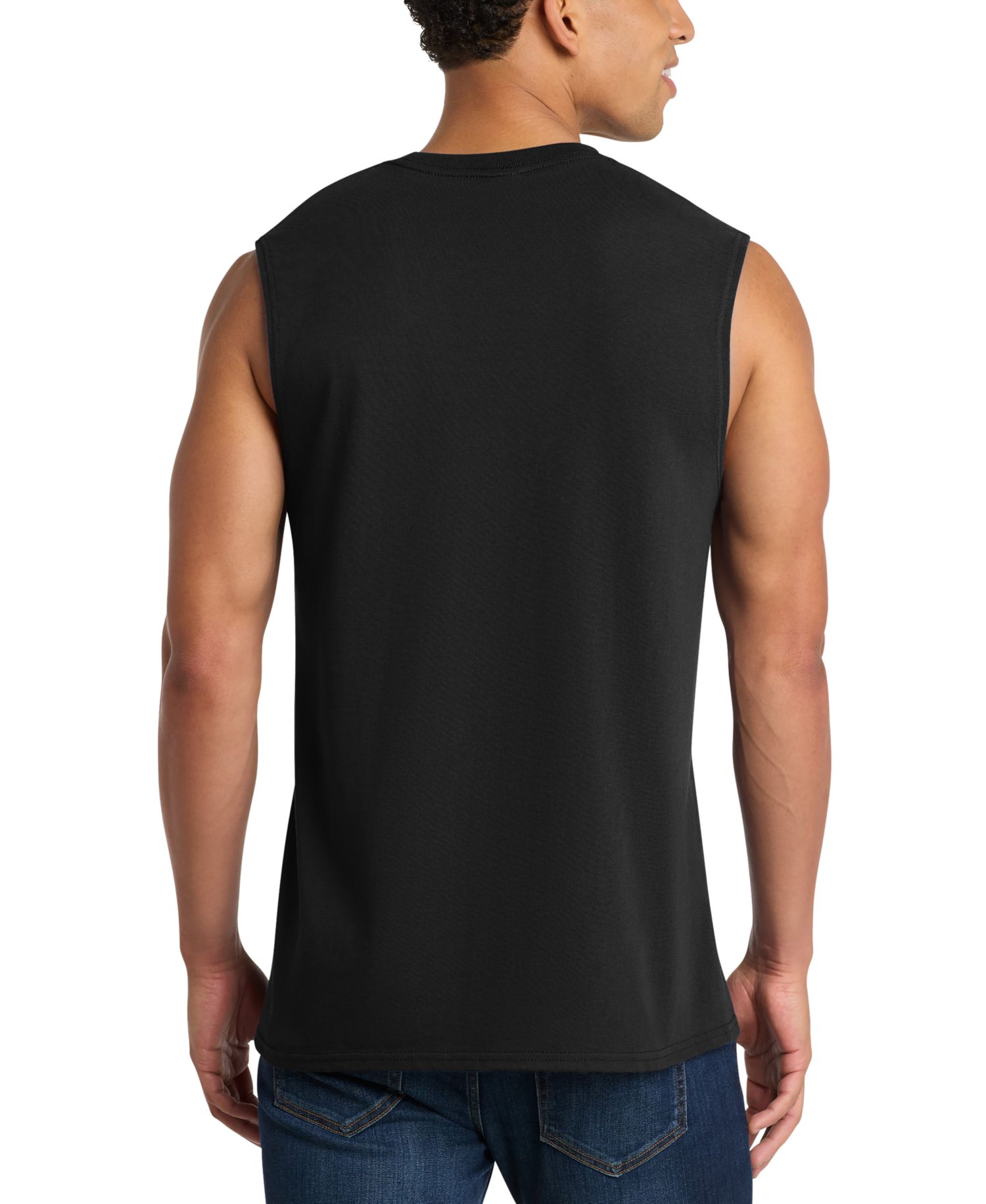 Men's Electric Guitar Word Art Graphic Tank Top