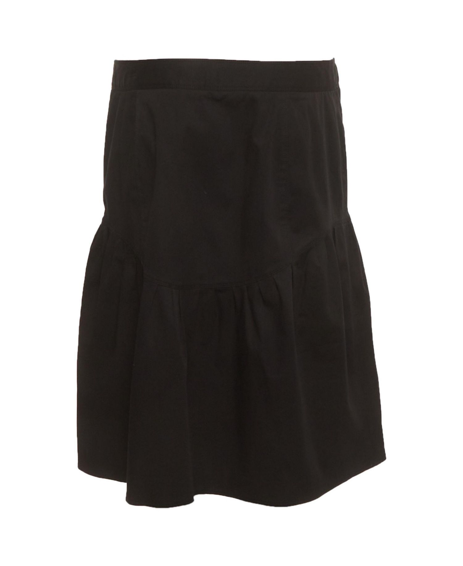 Women's Cotton Pleated Short Skirt
