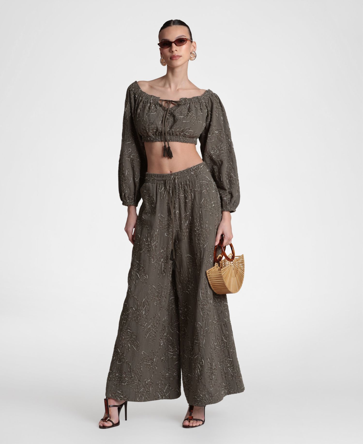 Women's Long-Sleeve Crop Top