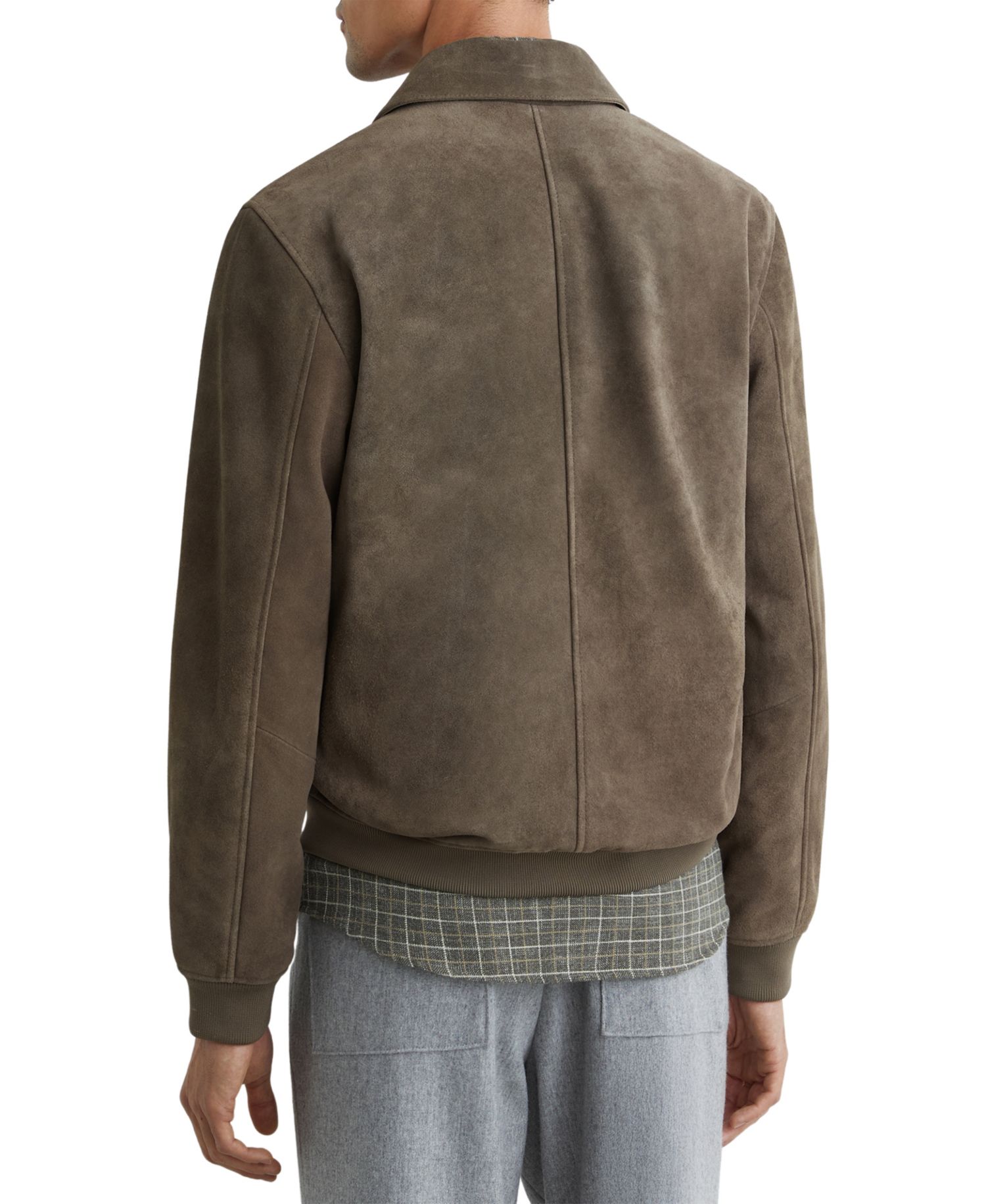 Men's Sainsie Suede Zip-Through Jacket