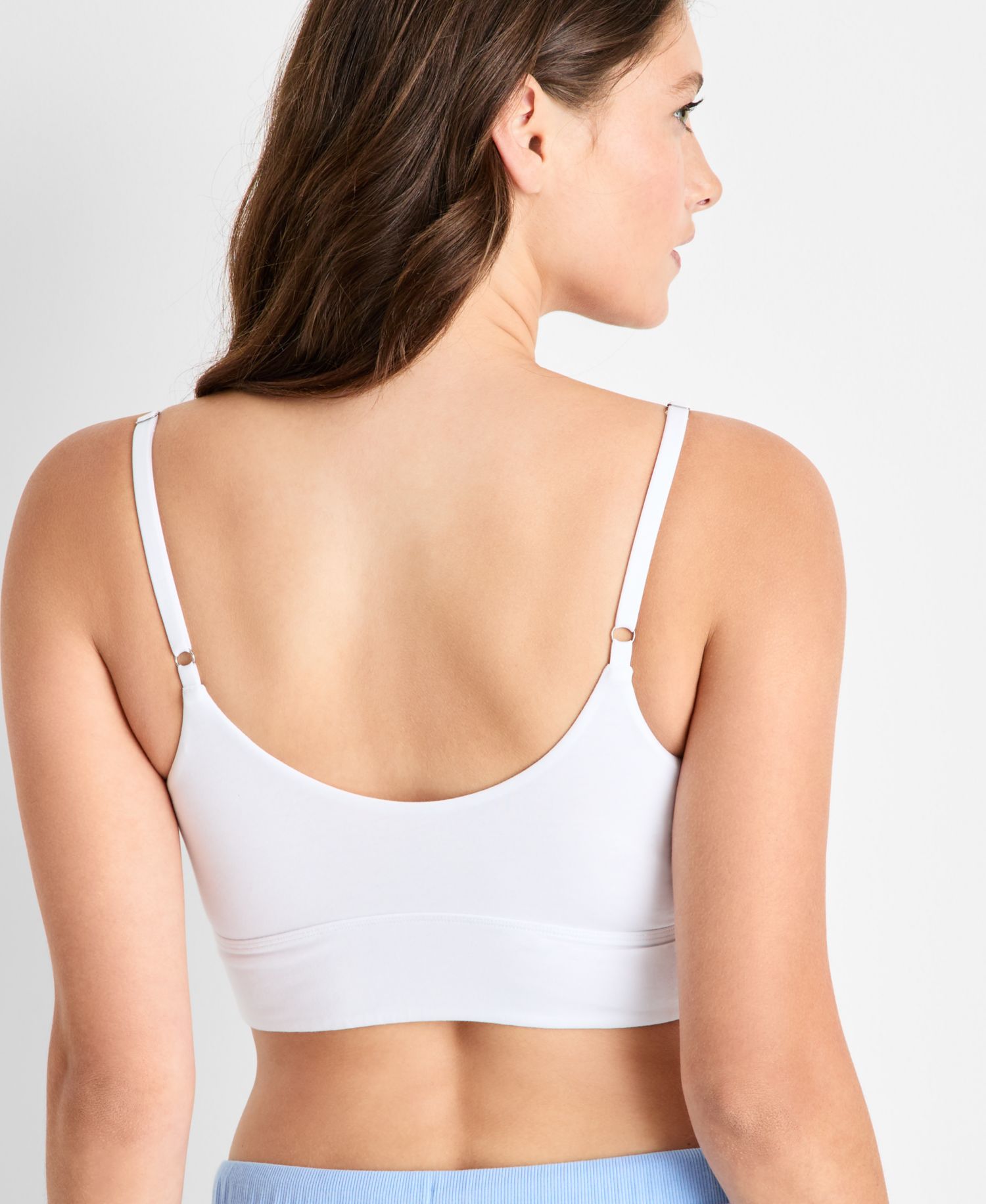 Women's Longline Cropped Bralette