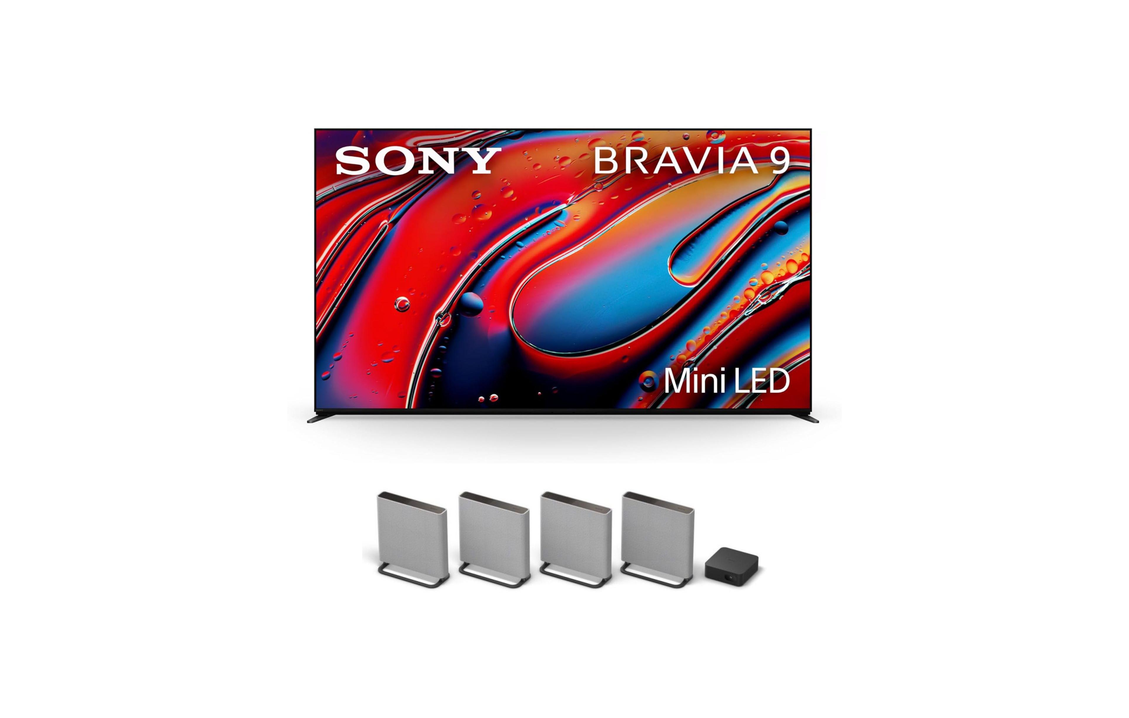 Sony K75XR90 75" XR90 Series Bravia Mini Led Hdr Qled 4K Google Tv with a Sony Ht-A9M2 4.0.4 Ch Bravia Theater Quad Soundbar with Dolby Atmos (2024)
