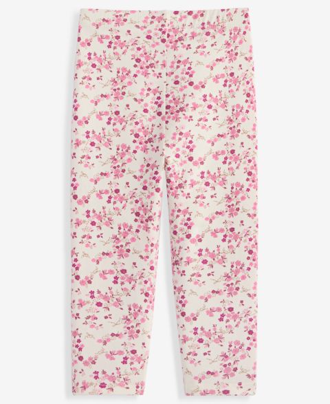 Леггинсы First Impressions Mix and Match Floral-Print Leggings для девочек-малышей, цвет: Слоновая кость