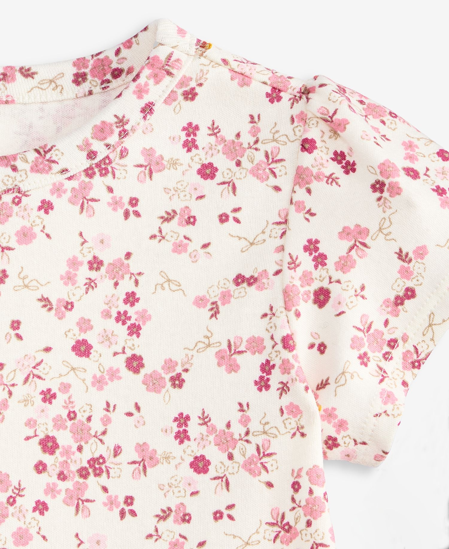 Baby Girls' Mix & Match Short-Sleeve Floral-Print Peplum T-Shirt