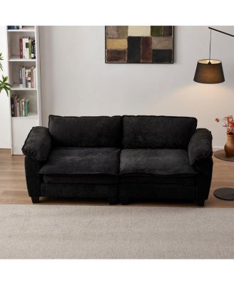 Living Room Furniture Luxury Couch with Soft Chenille Upholstered Sofa