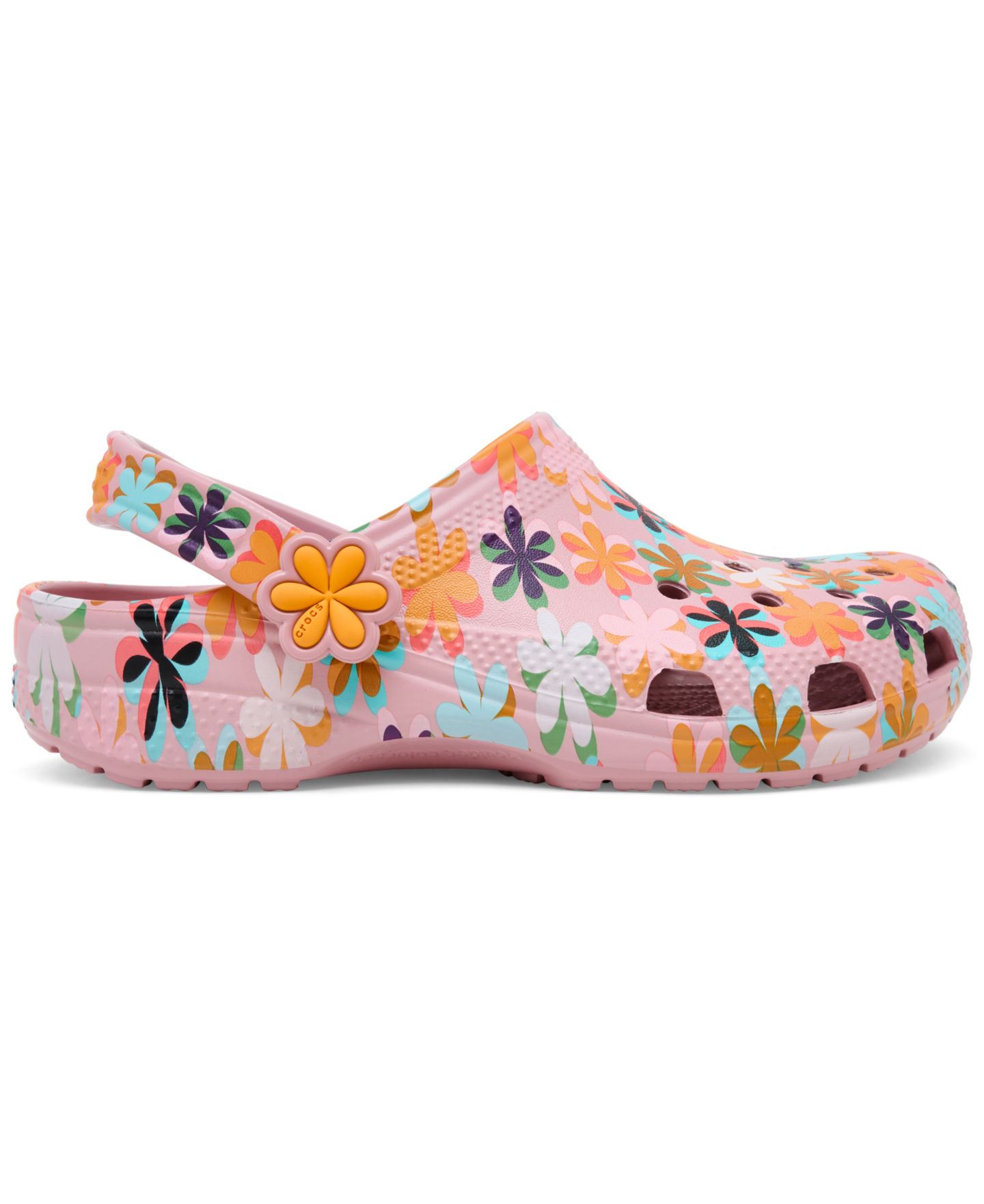 Сабо Crocs Classic Retro Summer Classic Clogs from Finish Line для девочек, цвет: Розовато-лиловый — фото 2