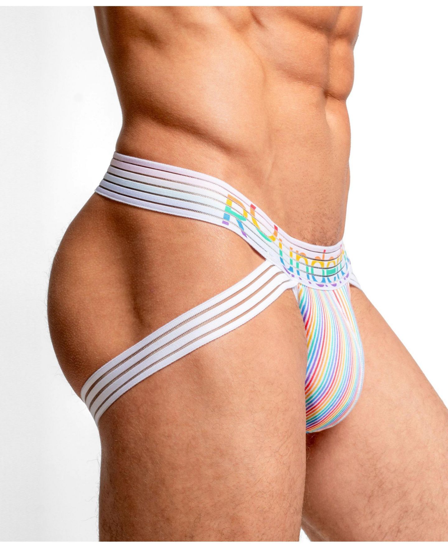 Бельё Jockstrap для мужчин — Rounderbum, цвет: Белый — фото 3