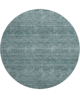 Soft Essentials Machine Washable SE1 8'x8' Round Area Rug