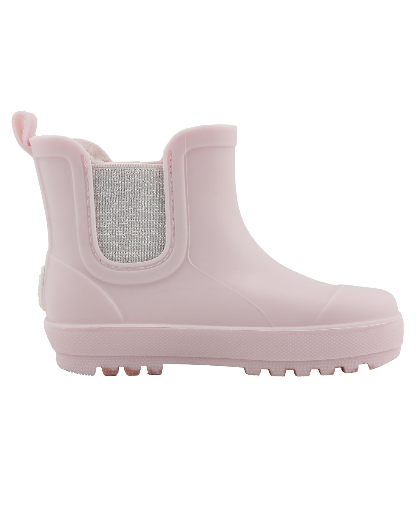 Ботинки BEARPAW Faux Fur Lined Chelsea Waterproof Rain Boots для малышей, цвет: Светлый розовый — фото 2
