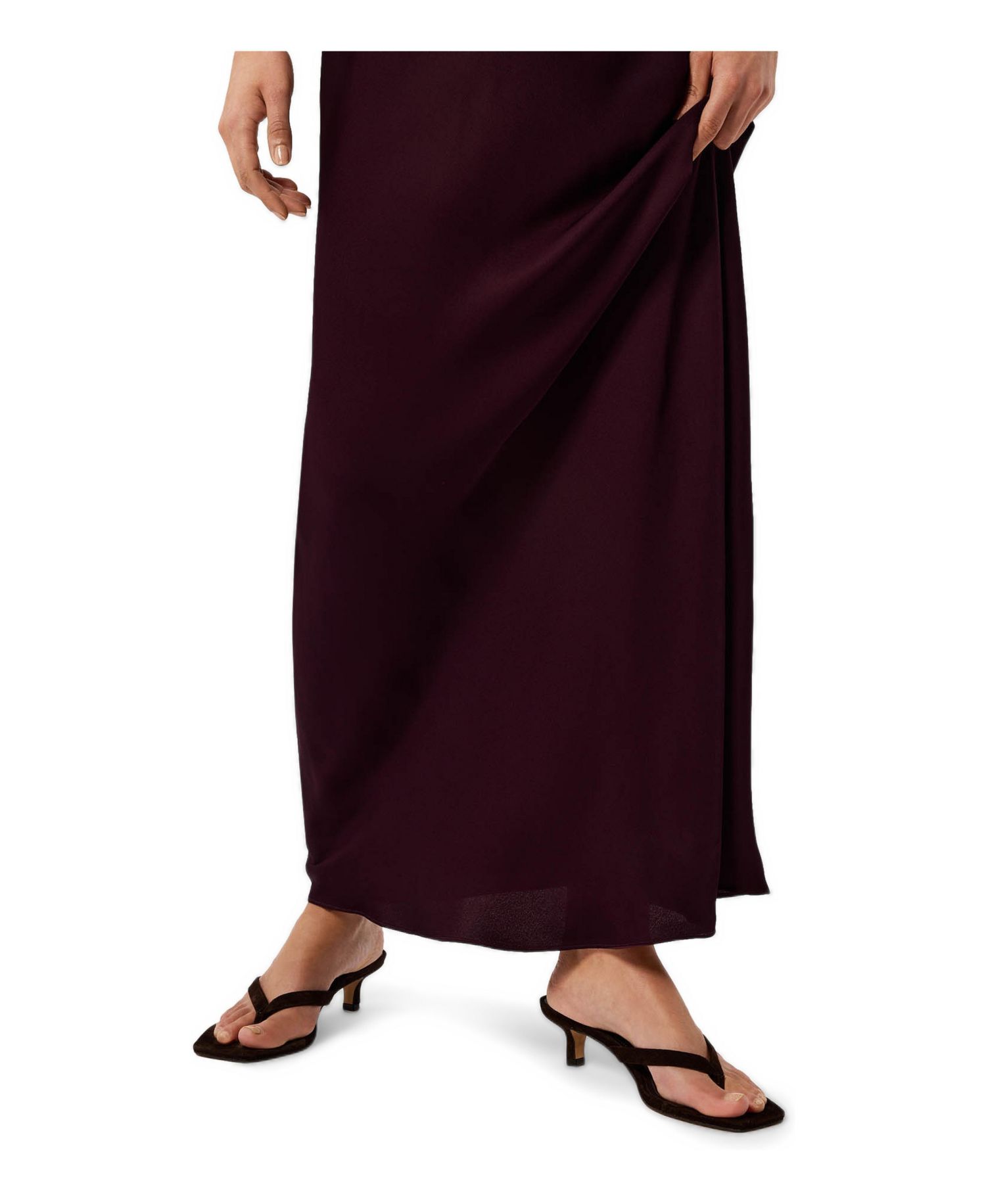 Women's Thea Cowl Satin Maxi Dress