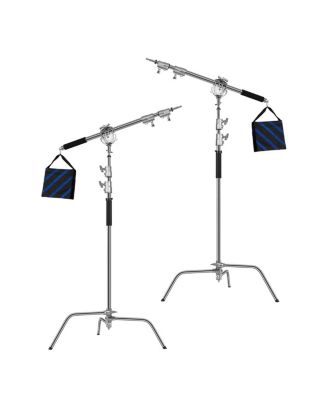 C360 10.5 inch Turtle Base C-Stand and Cross Arm Boom Kit 192223234604