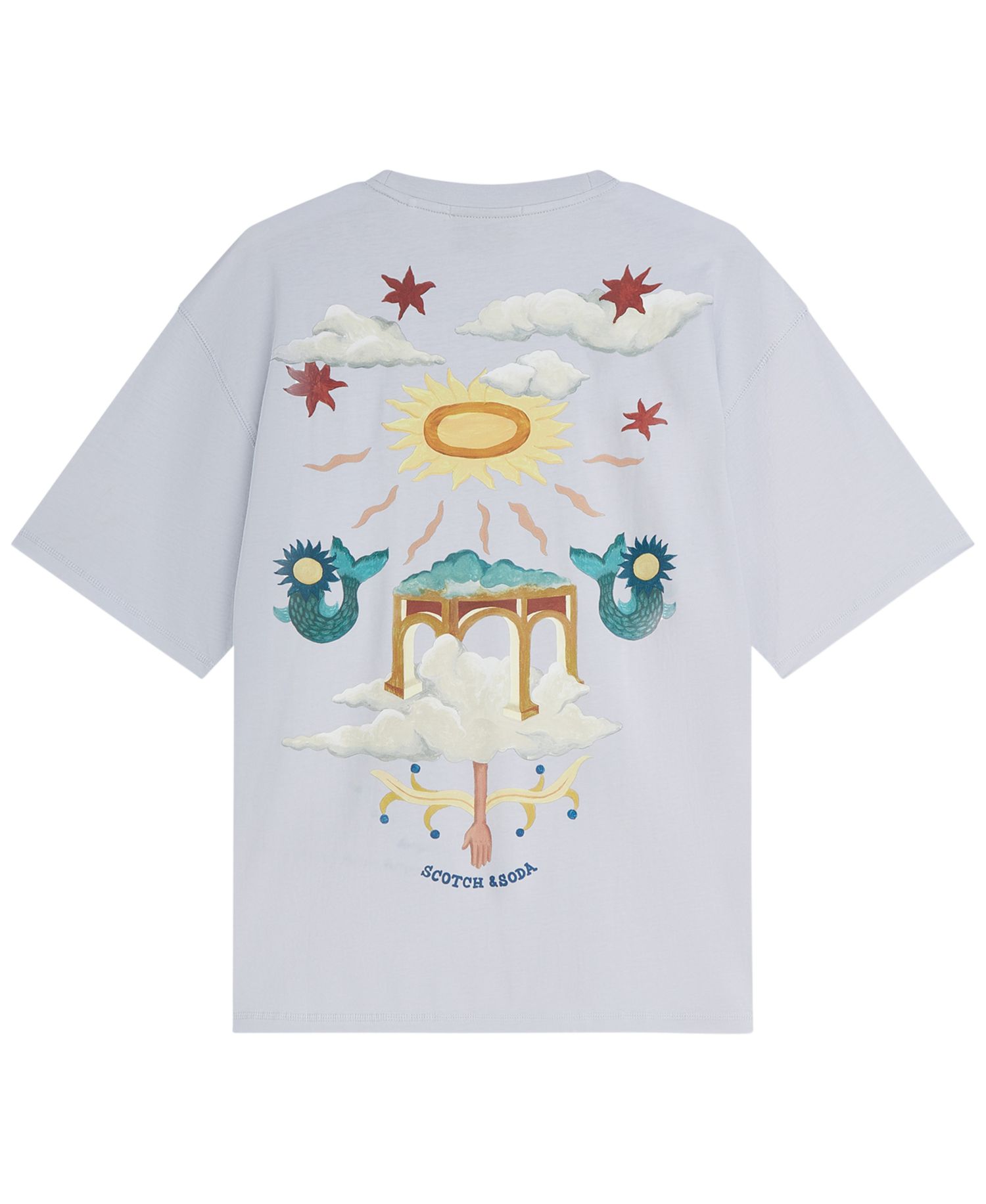 Men's Back Artwork Regular-Fit Short-Sleeve T-Shirt