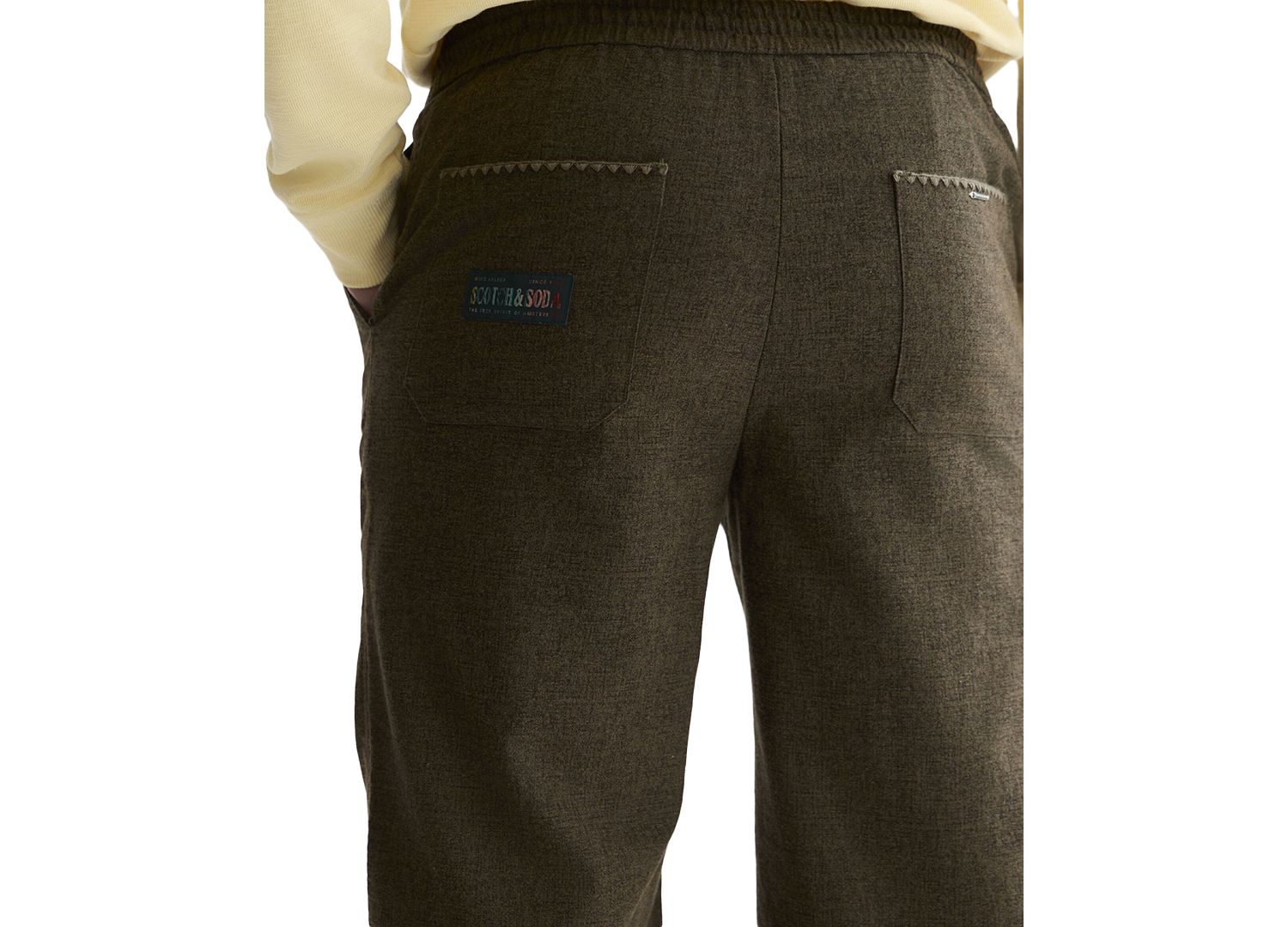 Men's Otis Melange Relaxed-Fit Pants