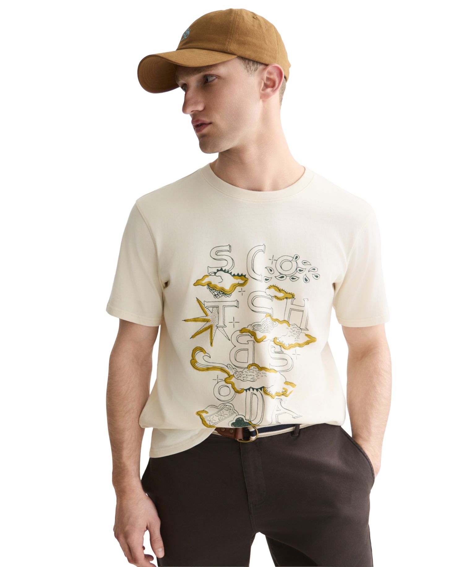 Men's Front Artwork Regular-Fit T-Shirt