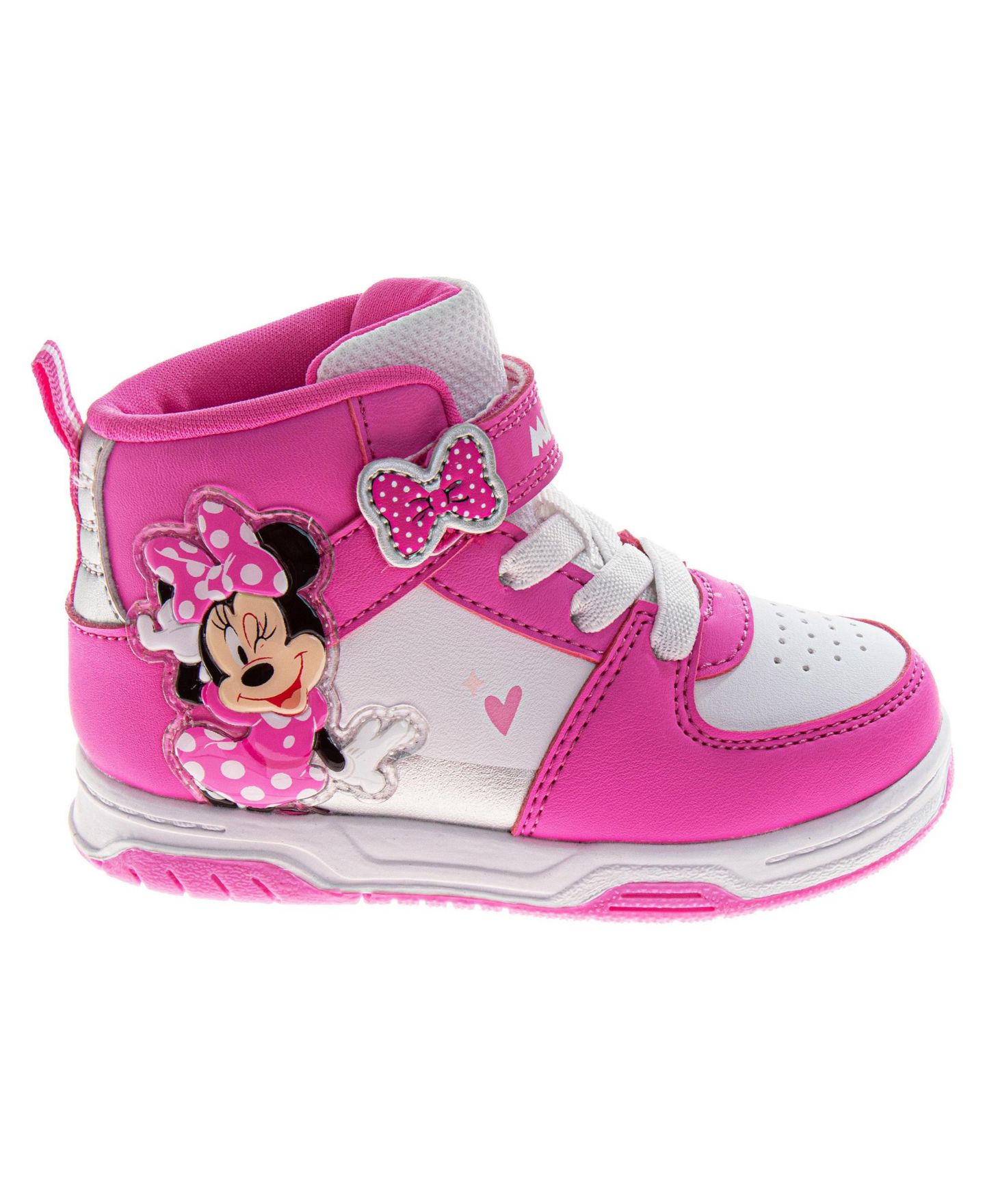 Кроссовки Disney Minnie Mouse High-Top Sneakers для девочек, цвет: Розовый — фото 2