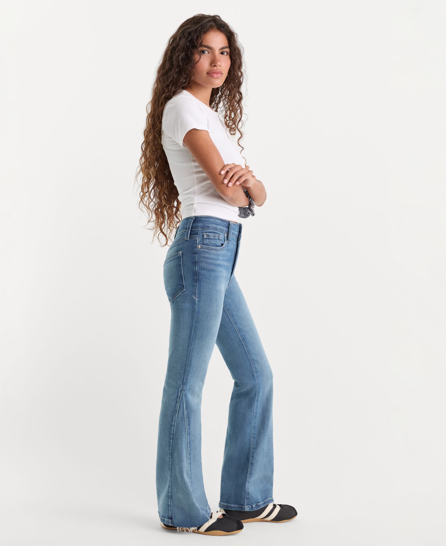 Women's Soft Tech High-Rise Bootcut Jeans