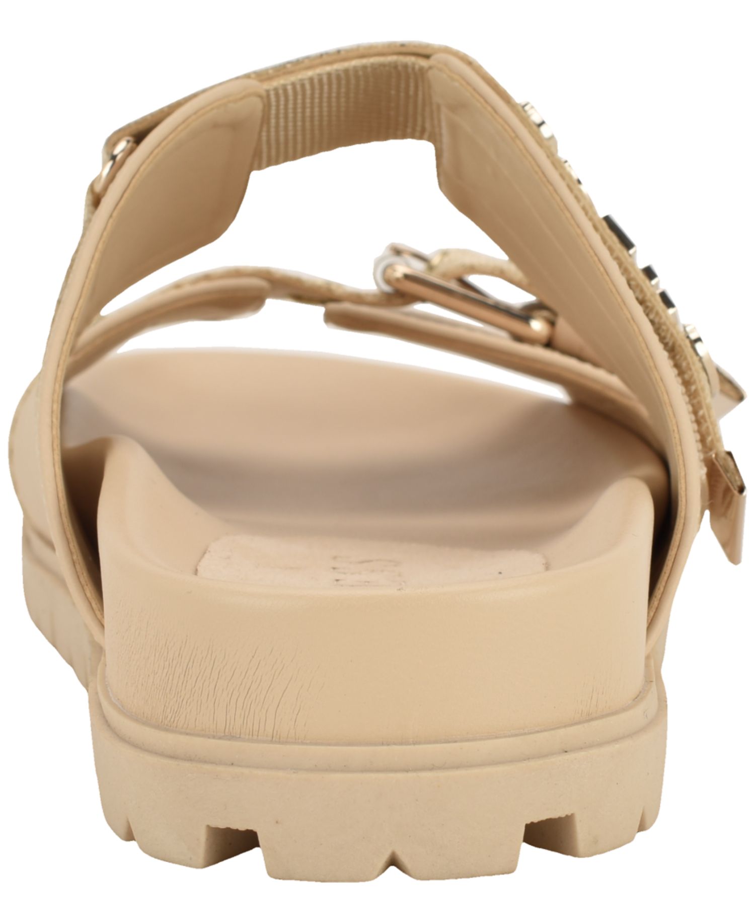 Women's Faxona Branded Slip-On Footbed Sandals