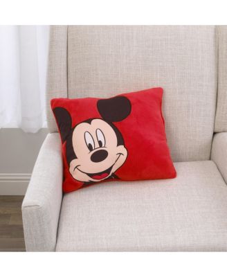 NoJo Disney Mickey Mouse Super Soft Toddler Pillow - Macy's