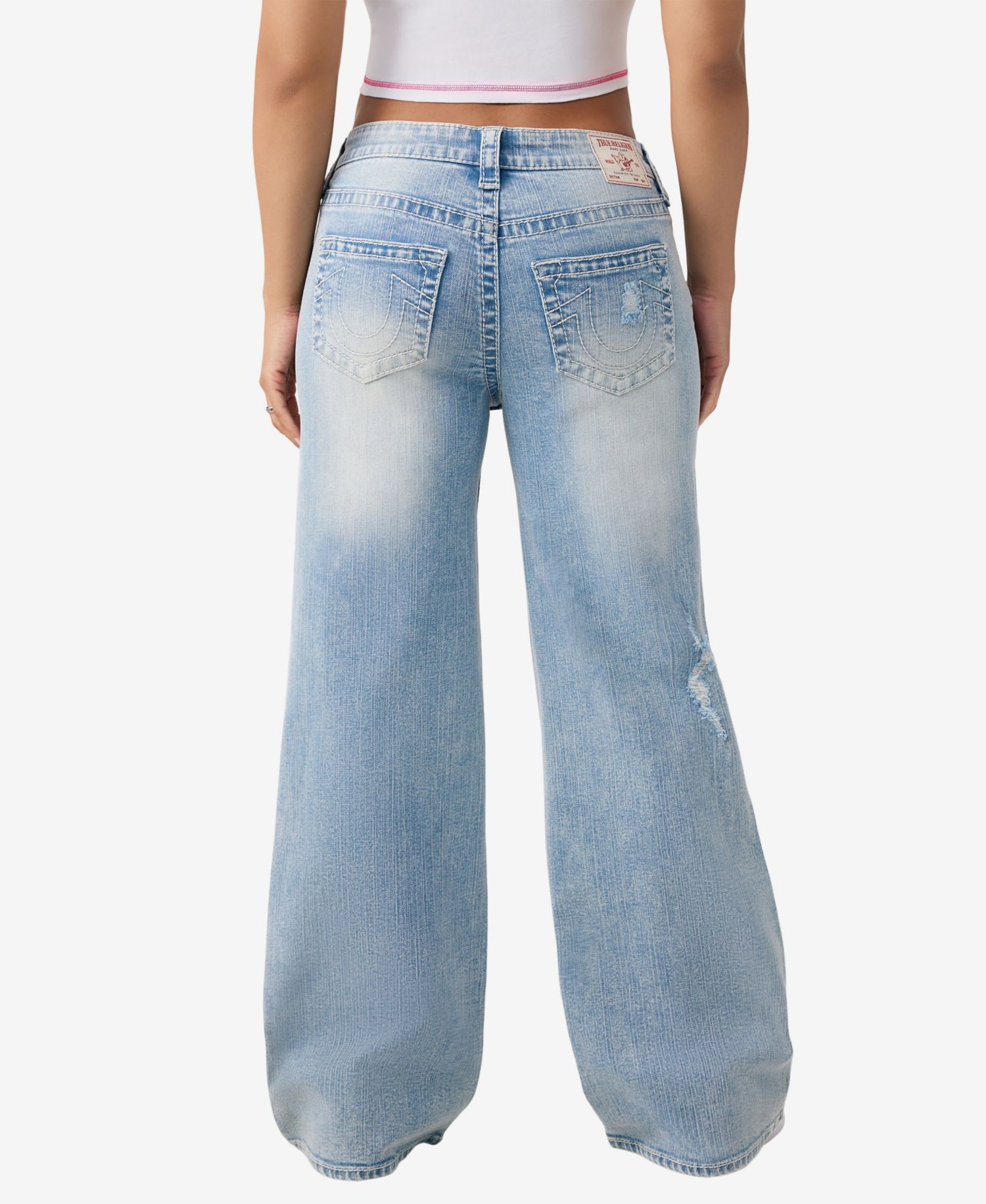 Женские мешковатые потертые джинсы Bobbi Big T