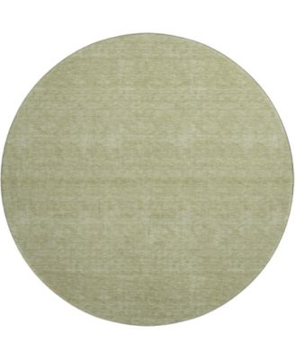 Soft Essentials Machine Washable SE6 8'x8' Round Area Rug