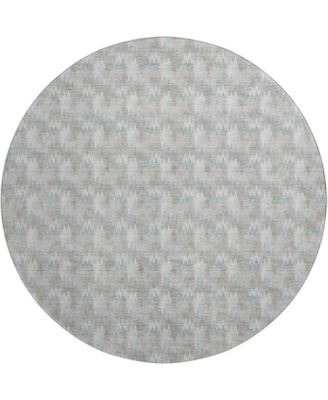 Soft Essentials Machine Washable SE5 8'x8' Round Area Rug