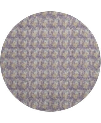 Soft Essentials Machine Washable SE5 8'x8' Round Area Rug