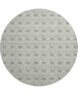 Soft Essentials Machine Washable SE5 8'x8' Round Area Rug